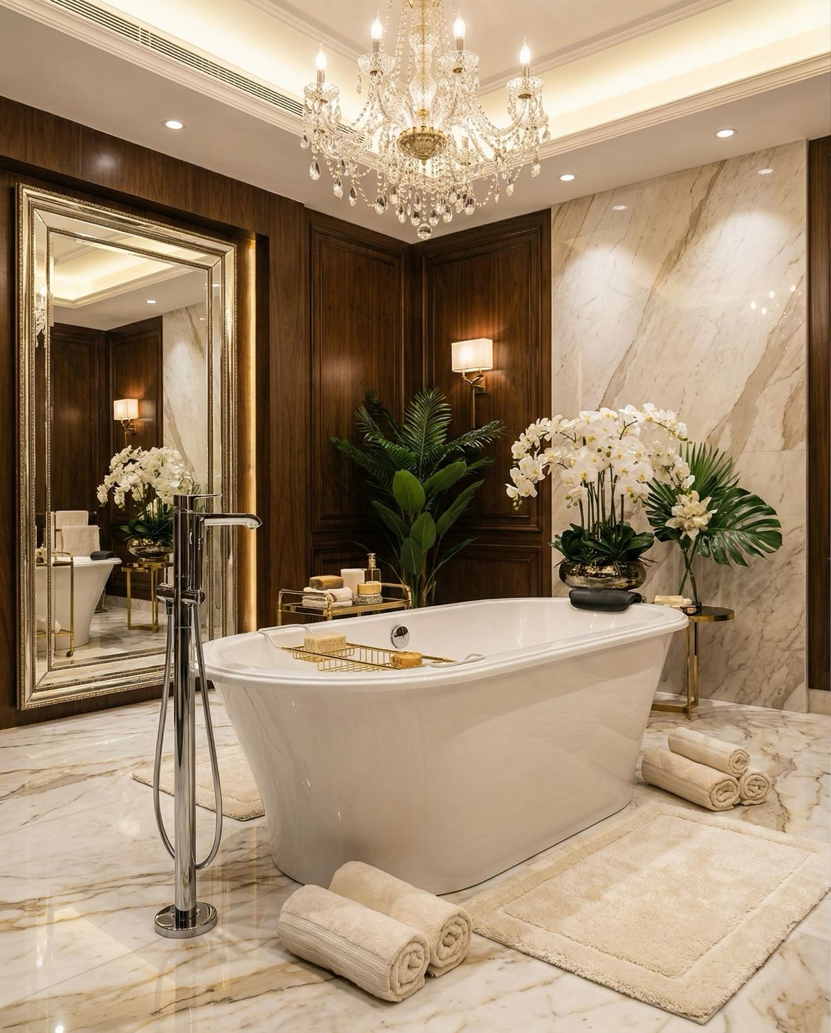 Baignoire SANIBEL dans un intérieur premium contemporain